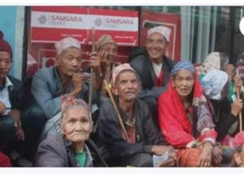 बृद्ध भत्ता बुढा बा-आमाकाे जिउने आधार धन्यवाद सरकार