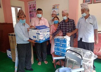 रुरु गुल्मीमा विविध सामग्री वितरण