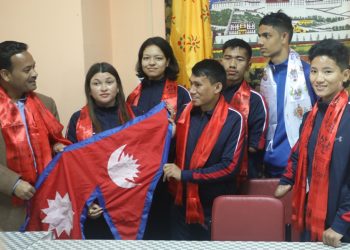 पारा तेक्वान्दो र ब्याडमिन्टन टोलीको बिदाइ