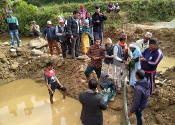फौदीखोलामा मोटरेबल पुलको शिलान्यास
