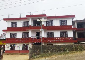 रिब्दीकोट गाउँपालिका पाल्पाको नवनिर्मित प्रशासनिक भवन रिवन काटेर उत्घाटन