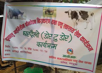 औषधि सहित घर घरमै पशु प्राविधिक !