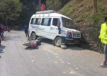 स्याङ्जामा सडक दुर्घटनामा परि एक जनाको मृत्यु