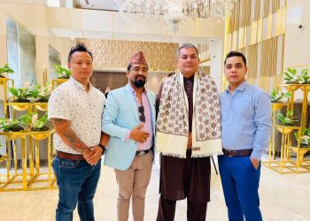 दुर्गा प्रसाईं युएई भ्रमणमा,११ बर्ष देखि अलपत्र परेको नेपालीको शबलाई ल्याउने तयारी१