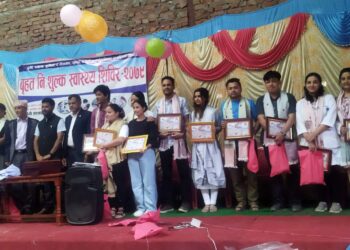 रिडीमा तीन दिने बृहत निशुल्क स्वास्थ्य शिविर सम्पन्न