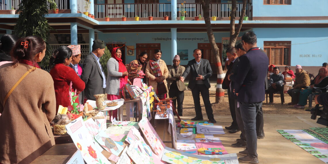 प्राथमिक तह स्तरीय शैक्षिक सामग्री प्रदर्शनी मेला रामपुरमा सम्पन्न